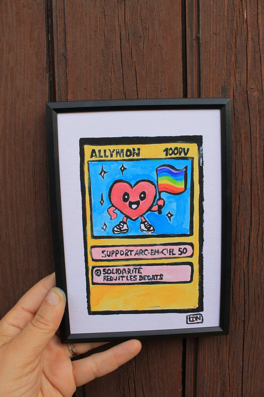 🌈 ALLYMON – le Cœur allié (version jaune)