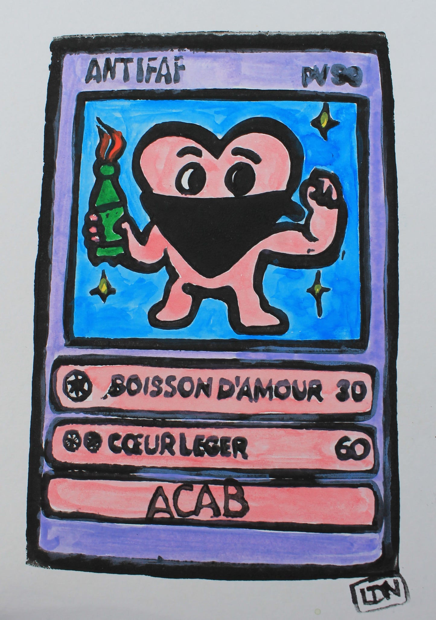 🔥 ANTIFAF – Coeur rebel