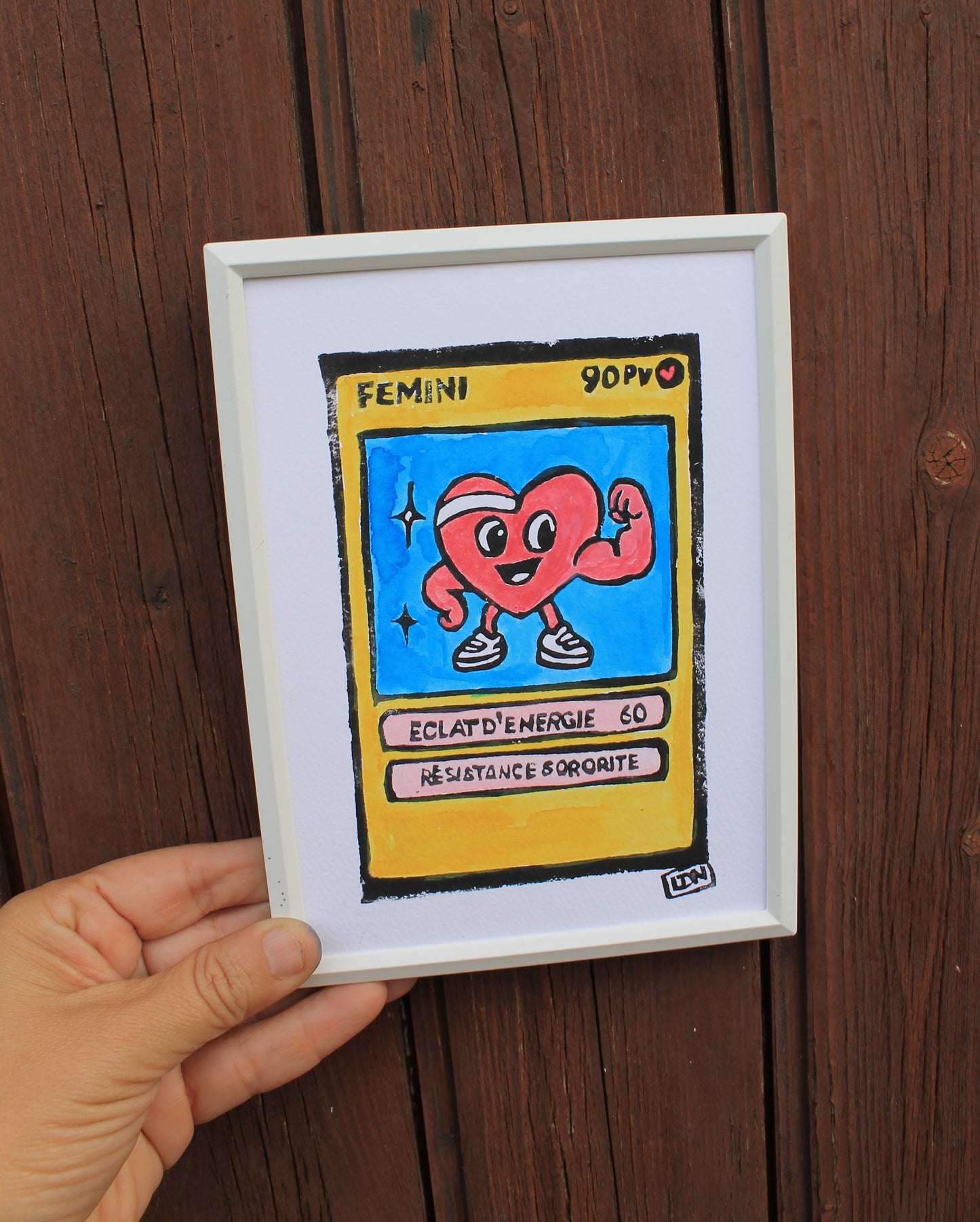 💖FEMINI – le Cœur sorore (version jaune)