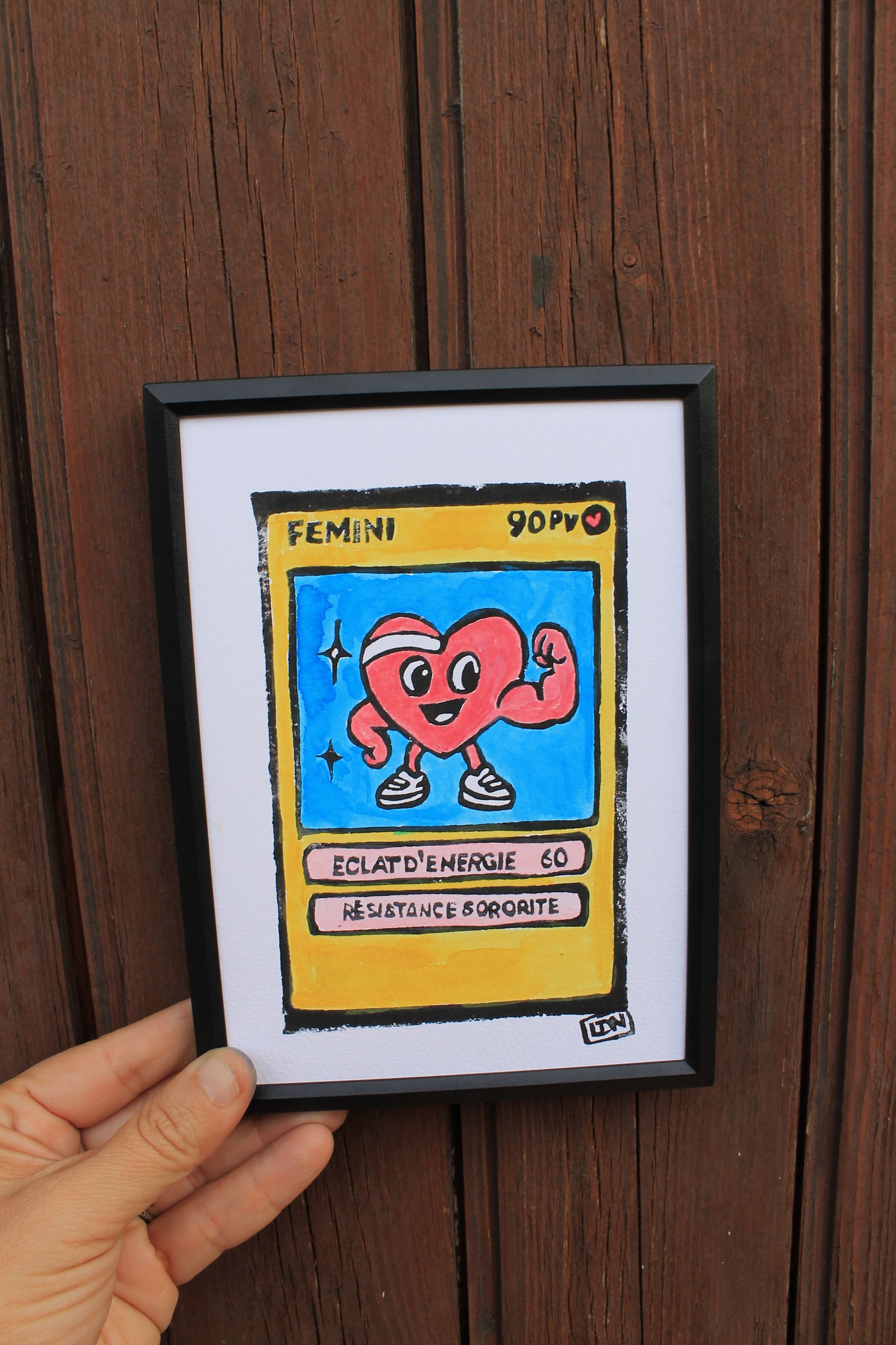 💖FEMINI – le Cœur sorore (version jaune)