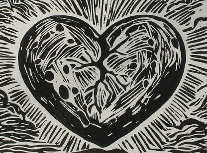 Je me calmerais jamais j'en ai trop gros sur la patate - Gravure